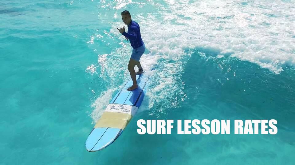 Cancun Surf Lesson Rates - #1 Ranked Surf n sup cancun